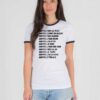 Jmenfou Quote Compilation Ringer Tee