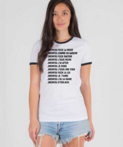 Jmenfou Quote Compilation Ringer Tee