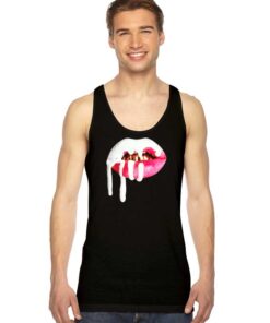Kylie Jenner Creamed Lips Tank Top