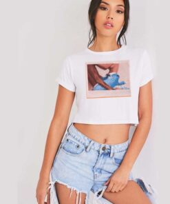 Kylie Jenner Polaroid Photo Crop Top Shirt