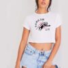 Last King White Tiger Crop Top Shirt