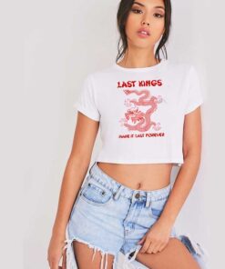 Last Kings Make It Last Forever Dragon Crop Top Shirt