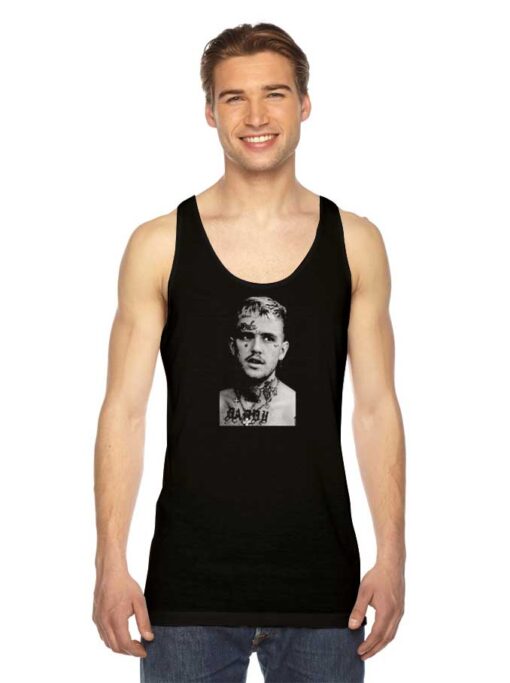Lil Peep Black Portrait Tank Top