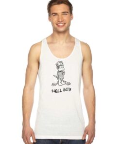 Lil Peep Hell Boy Bart Simpson Tank Top