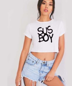 Lil Peep Sus Boy Quote Crop Top Shirt