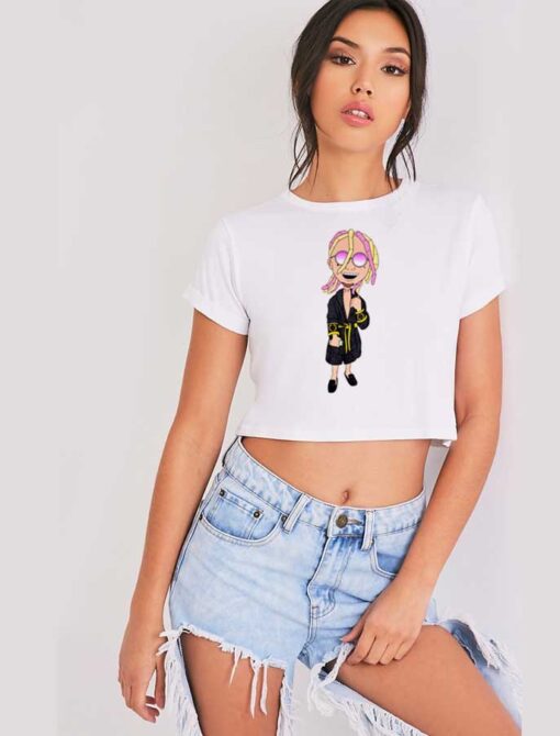 Lil Pump Molly Cartoon Crop Top Shirt