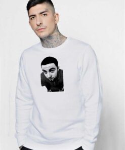 Mac Miller Face Close Up Sweatshirt