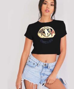 Vintage Jesus Is King Chicago Crop Top Shirt