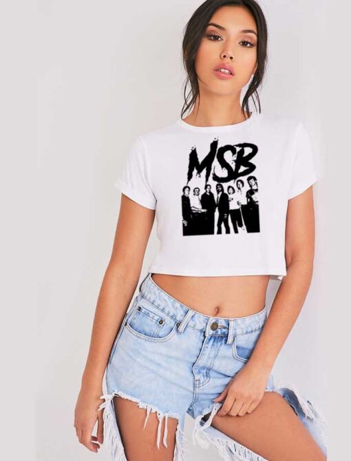 Vintage Michael Stanley MSB Tribute Crop Top Shirt