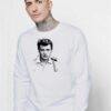 Young Johnny Hallyday Photo Vintage Sweatshirt