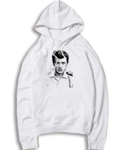 Young Johnny Hallyday Photo Vintage Hoodie