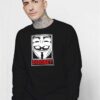 Anonymous Disobey Mask Sweatshirt