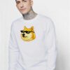 Doge Thug Life Glasses Sweatshirt