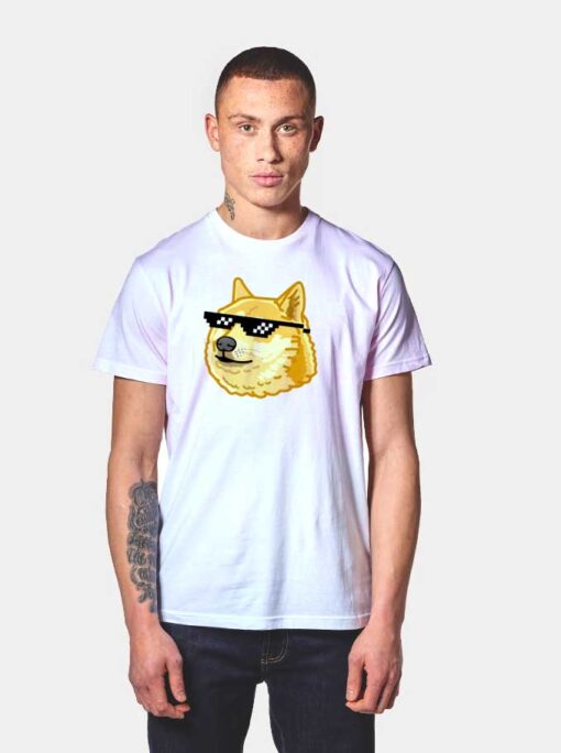 Doge Thug Life Glasses T Shirt