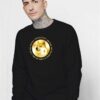 Dogecoin The Best Cryptocurrency Sweatshirt