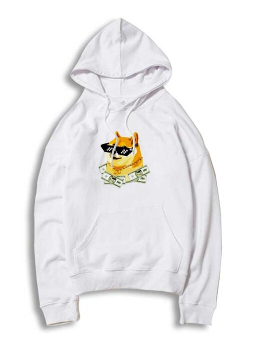 Dogecoin The Rich Shiba Inu Doge Hoodie