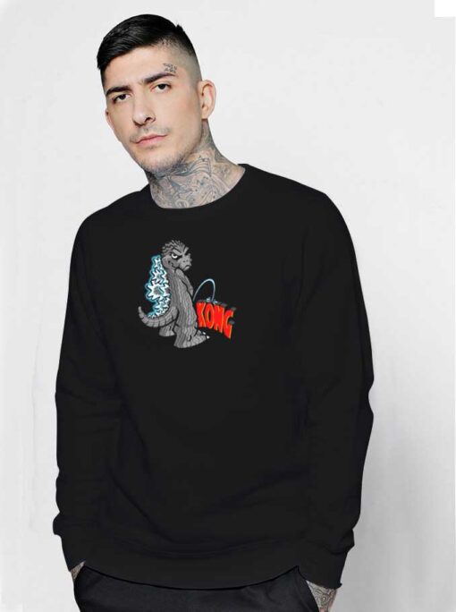 One Will Fall Godzilla King Kong Sweatshirt