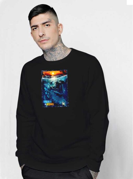 Godzilla vs Evolved Kong Undersea Sweatshirt