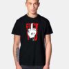 Mickey Mouse Hate Middle Finger T Shirt