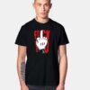 Mickey Mouse Hate Middle Finger T Shirt