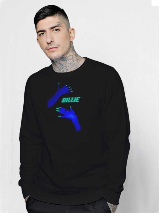 Billie Eilish Blue Hands Sweatshirt