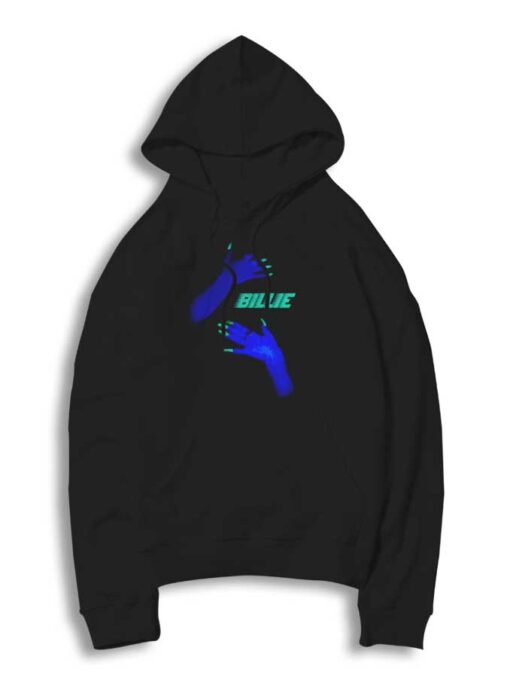 Billie Eilish Blue Hands Hoodie