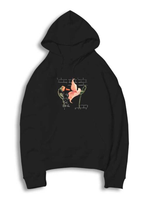 Flower And Wall Logo Hoodie