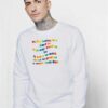 Floyd Mayweather Rainbow Quote Sweatshirt