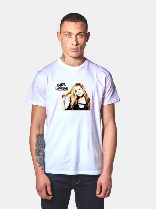 Avril Lavigne What The Hell Photo T Shirt