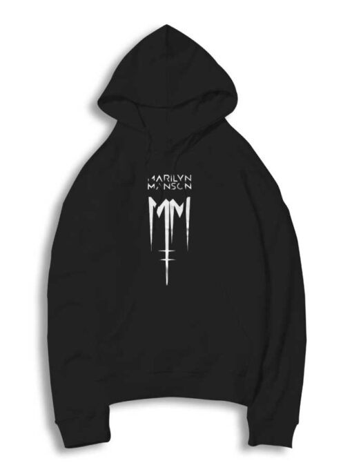 Marilyn Mansion Black Logo Hoodie