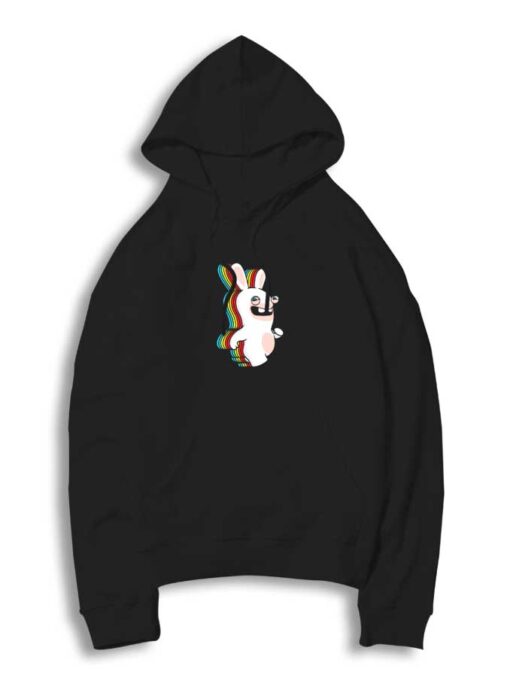 Rabbids Color In Rainbow Hoodie