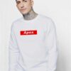 Apex Supreme Box Red Sweatshirt