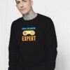 Social Distancing Expert Gamer Sweatshirt