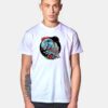 Dinosaur Punk Raptor Smoking T Shirt