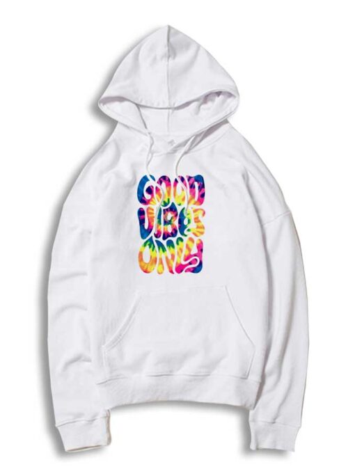 Good Vibes Only Pattern Hoodie