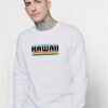 Retro Hawaii USA Stripe Sweatshirt