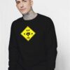 Robot Xing Crossing Logo Sweatshirt