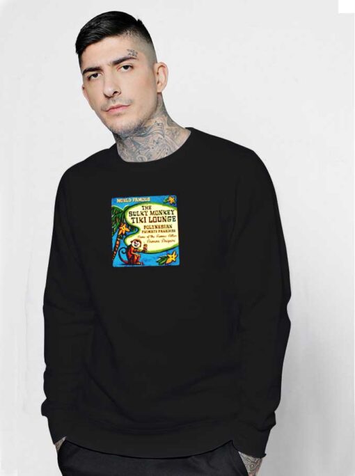 Sulky Monkey Tiki Hawaii Sweatshirt