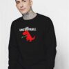 Unstoppable T-Rex Dinosaur Red Sweatshirt