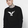 Angel Bird Black and White Fly Sweatshirt