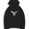 Angel Bird Black and White Fly Hoodie