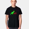 Evolution Dinosaur Eat Humans T Shirt