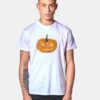 Halloween Rainbow Heart Eyes Pumpkin T Shirt