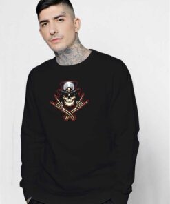 Scull Rock and Roll Metal Sweatshirt