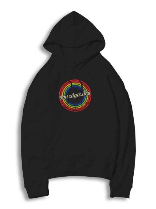 Soundgarden Rainbow Logo Vintage Hoodie