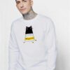 Cat Fur Anti Depressant Drugs Sweatshirt