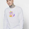 Cute Pixelated Unicorn Sweatshirt