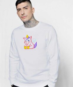 Cute Pixelated Unicorn Sweatshirt