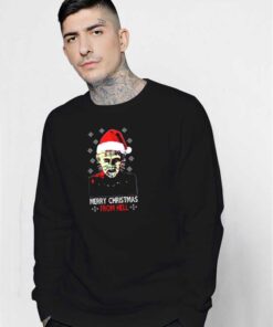 Hellraiser Pinhead Merry Christmas Santa Sweatshirt