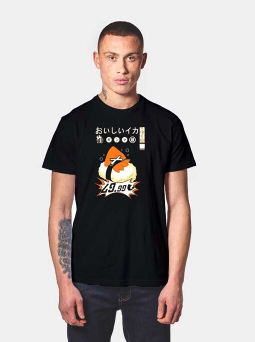 Japanese Delicious Squid Sushi T Shirt